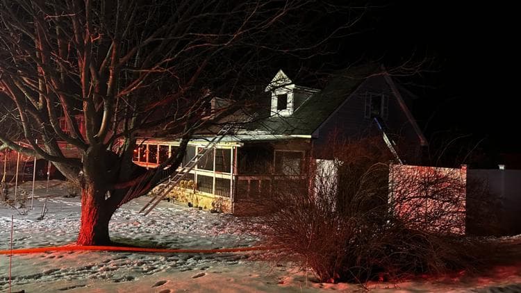 Waterville house fire displaces 9 family members